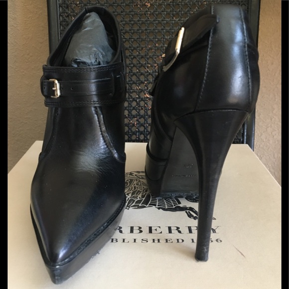 Burberry Bridle Leath 125 Platform Boot - Picture 2 of 8